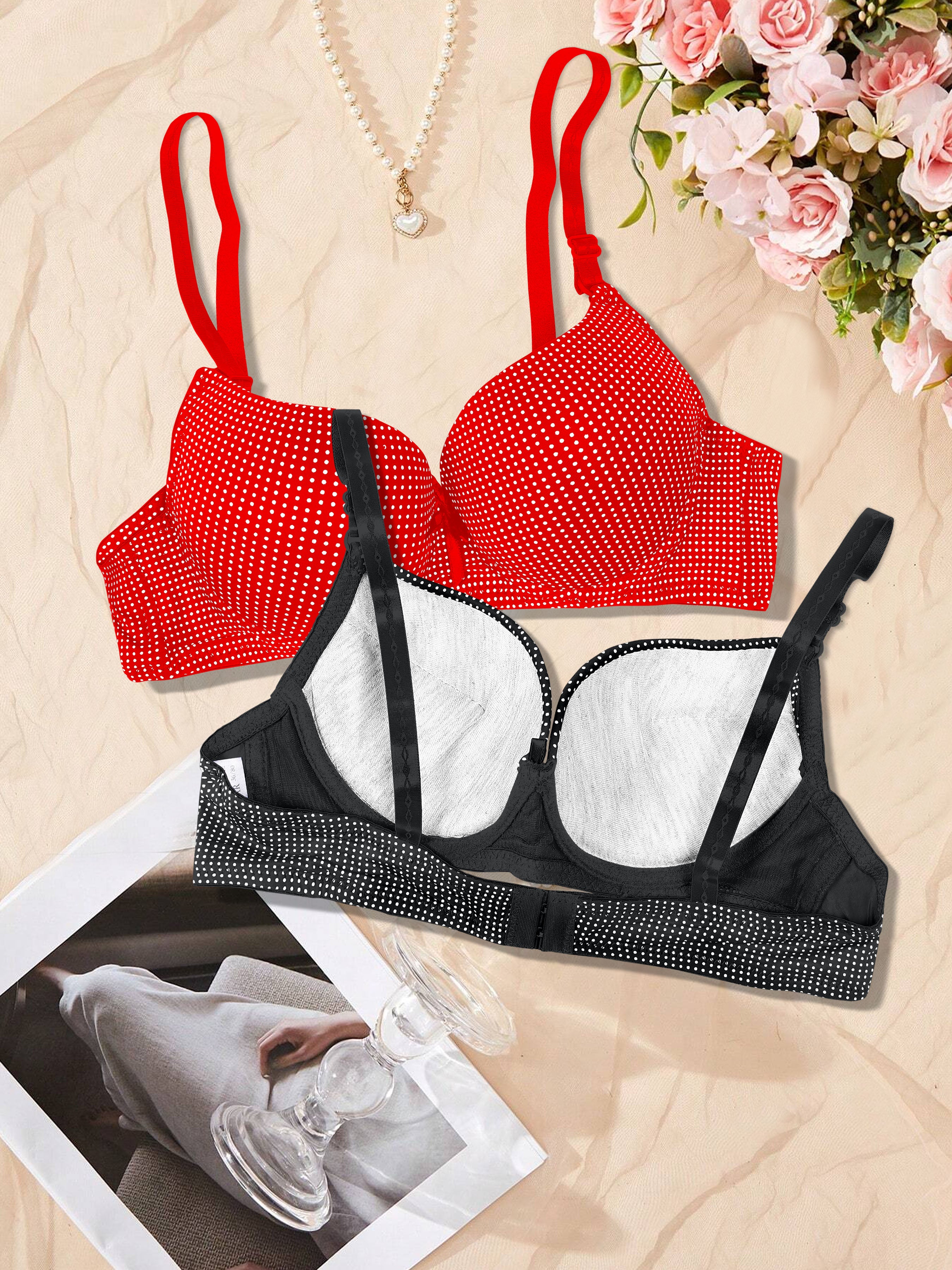 Women's Heavily Padded Seamless T-Shirt Bra And Push up bra