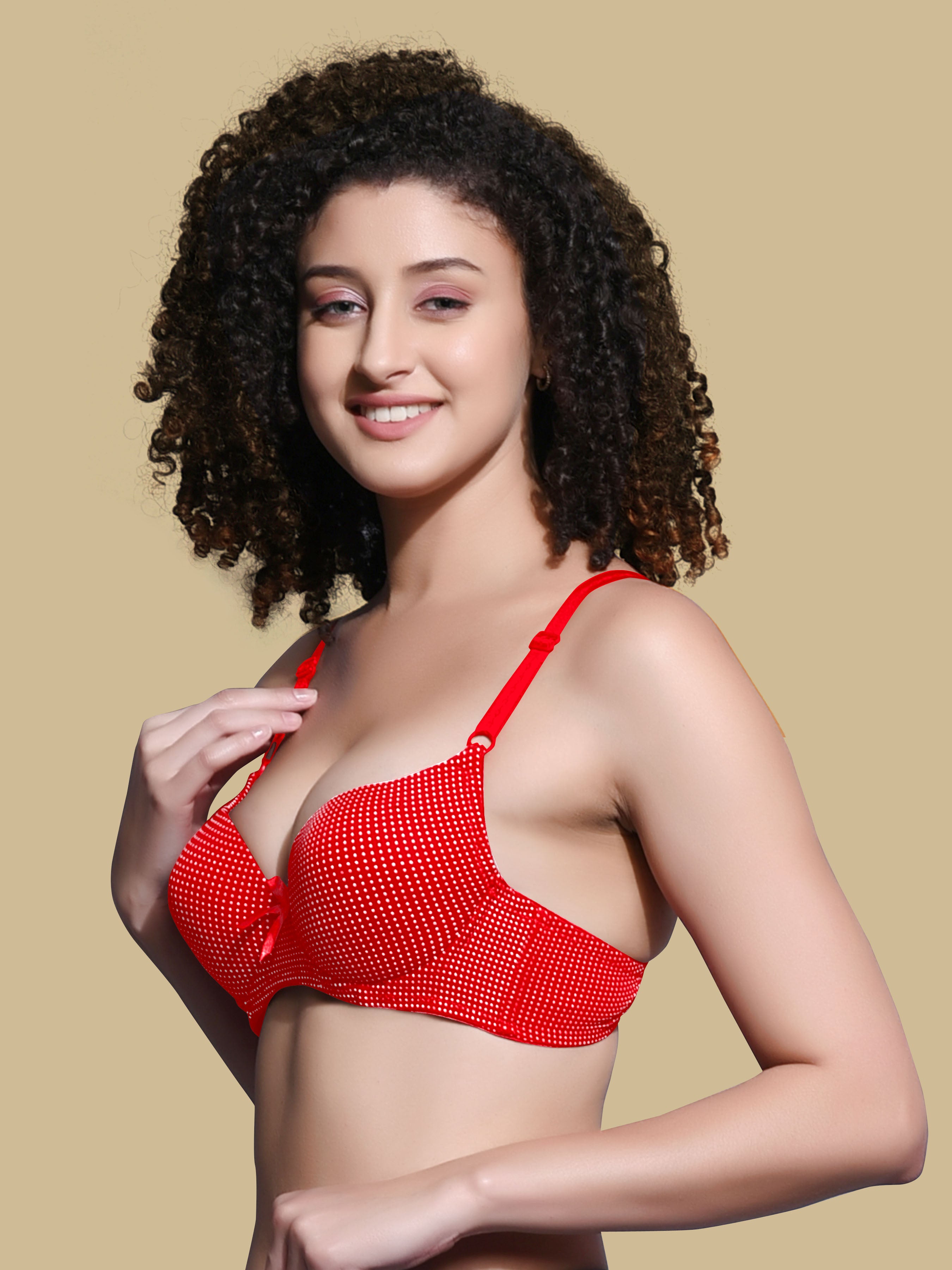 Women's Heavily Padded Seamless T-Shirt Bra And Push up bra