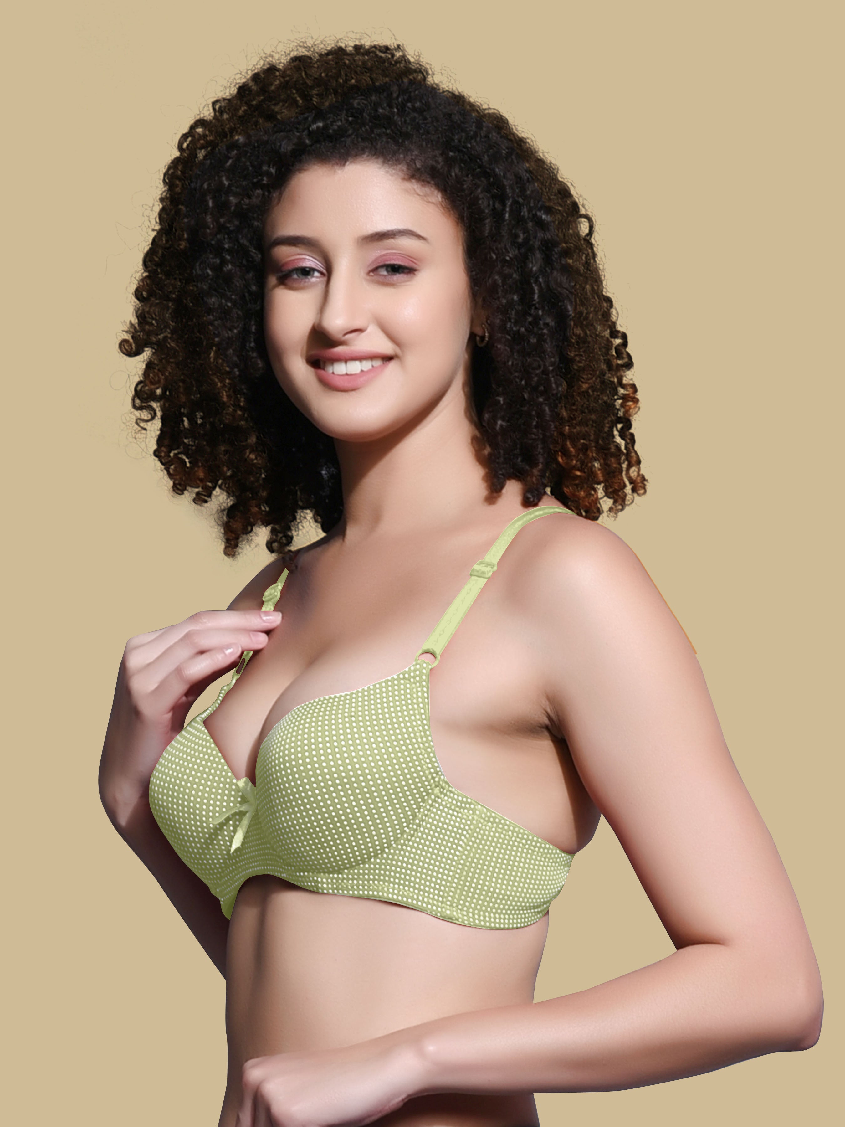 WOMEN'S HEAVILY PADDED SEAMLESS T-SHIRT BRA AND PUSH UP BRA