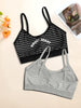 WOMEN'S COTTON LIGHTLY PADDED WIRE FREE SPORTS, FULL-COVERAGE BRA