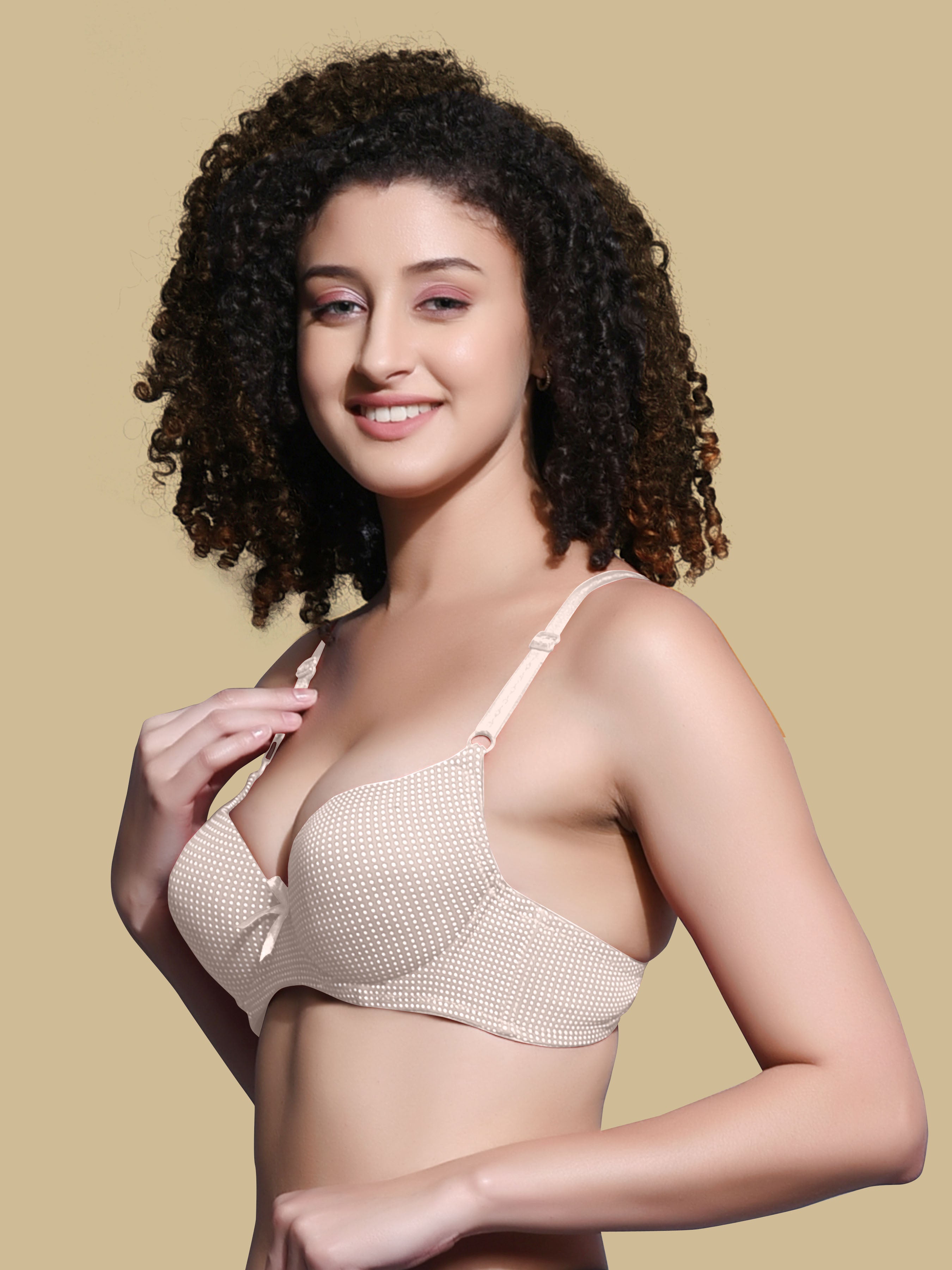 Women's Heavily Padded Seamless T-Shirt Bra And Push up bra