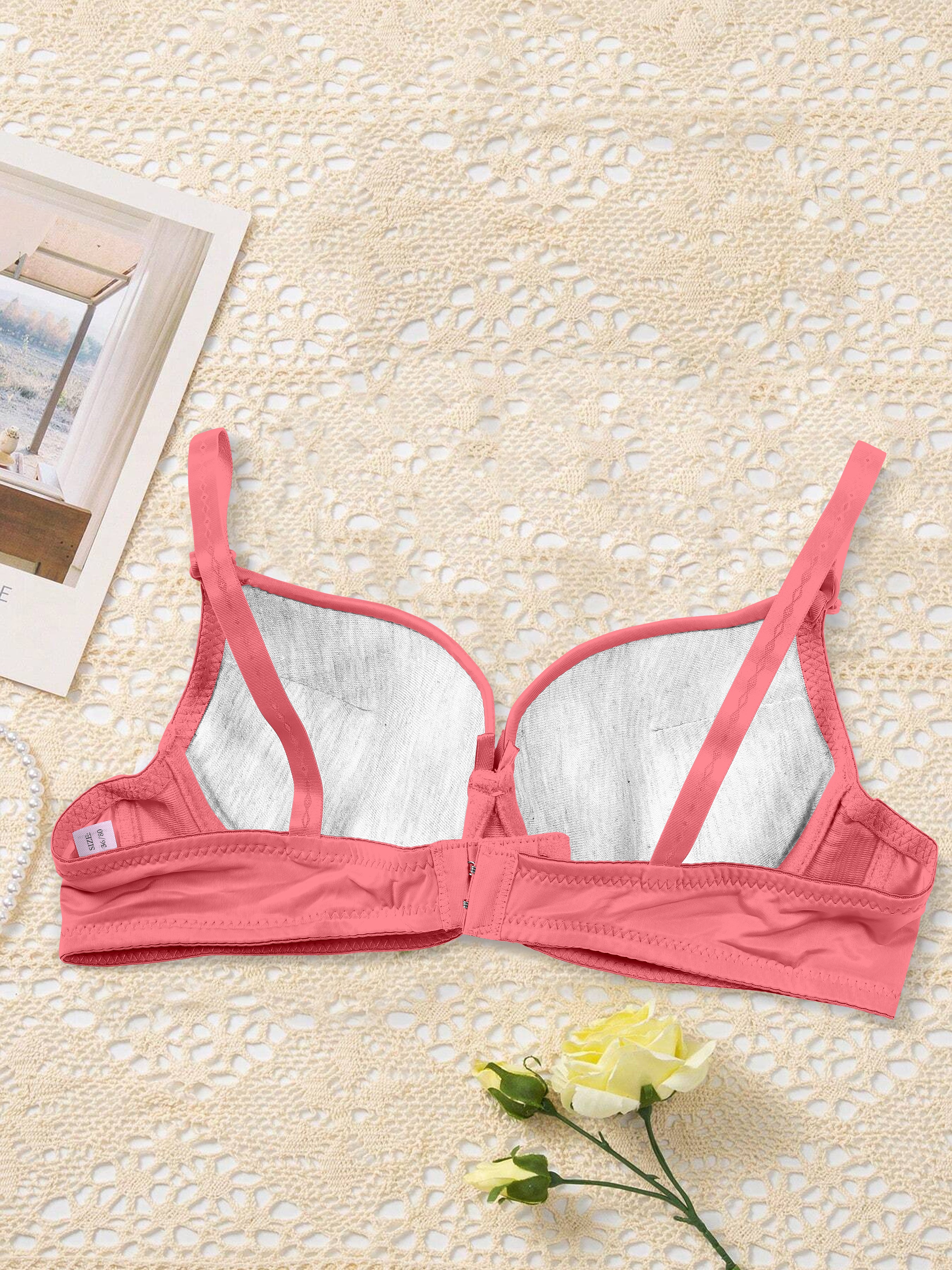 Women's Heavily Padded Seamless T-Shirt Bra And Push up bra