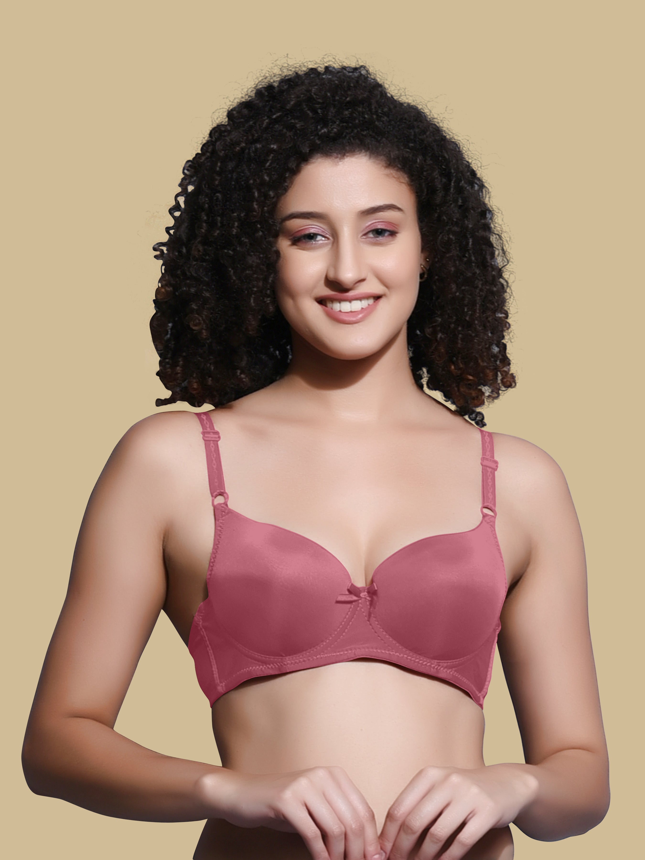 Women's Heavily Padded Seamless T-Shirt Bra And Push up bra