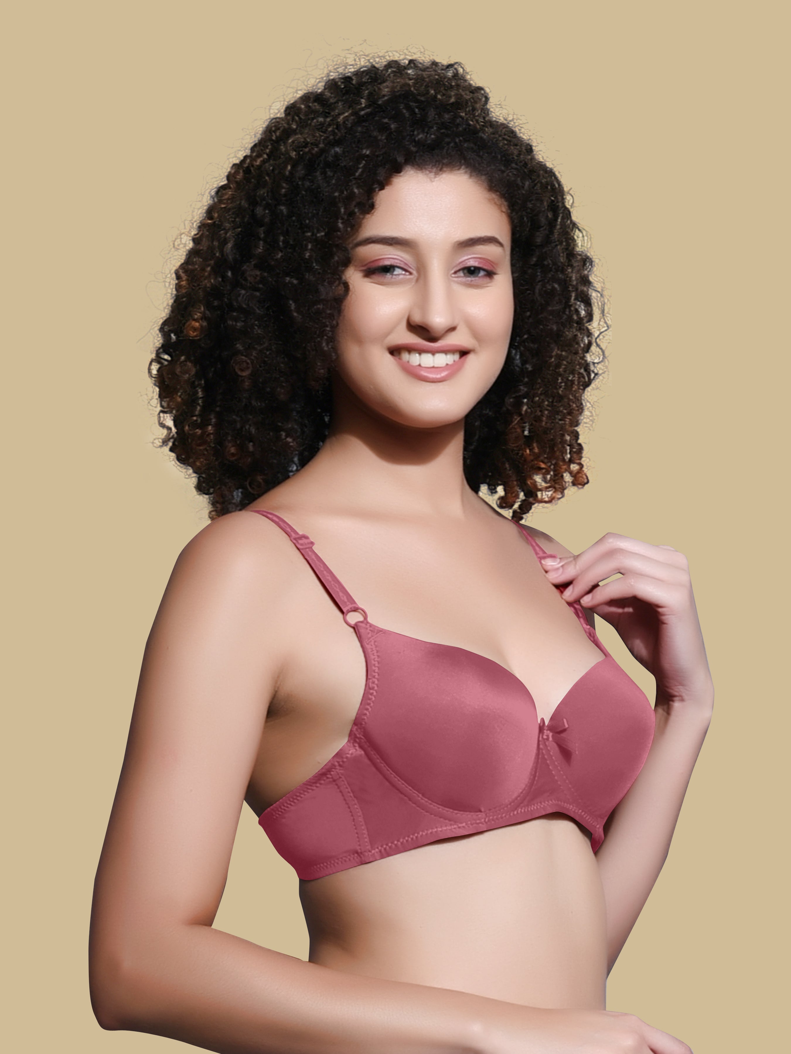 Women's Heavily Padded Seamless T-Shirt Bra And Push up bra