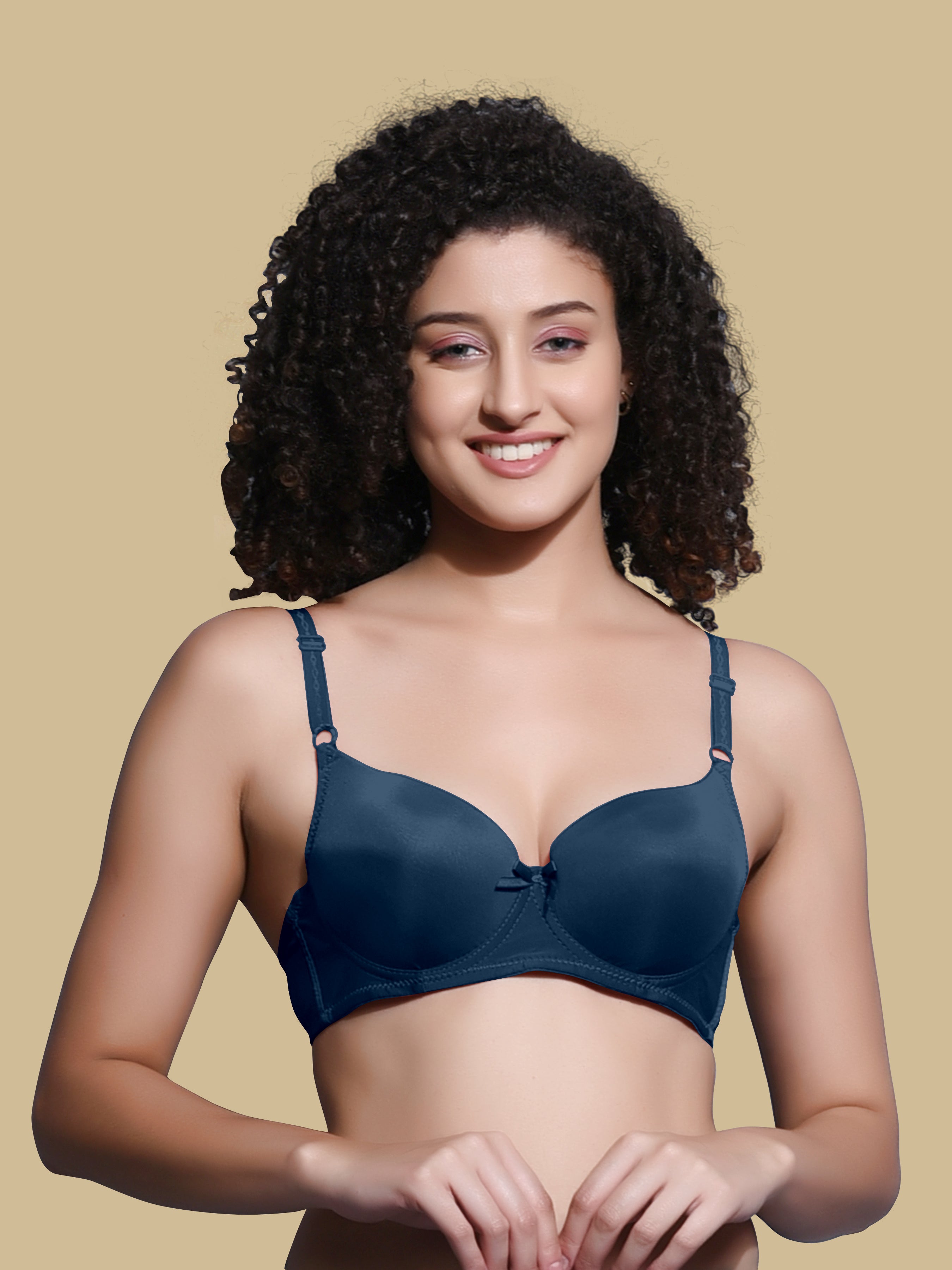 Women's Heavily Padded Seamless T-Shirt Bra And Push up bra