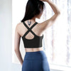 Women's Back Cross Strap Sports Bra – (Removable Pads) Cross Back | Workout Activewear Bra | Full Coverage Fit Size (28 to 34) by   Comfy Secrets