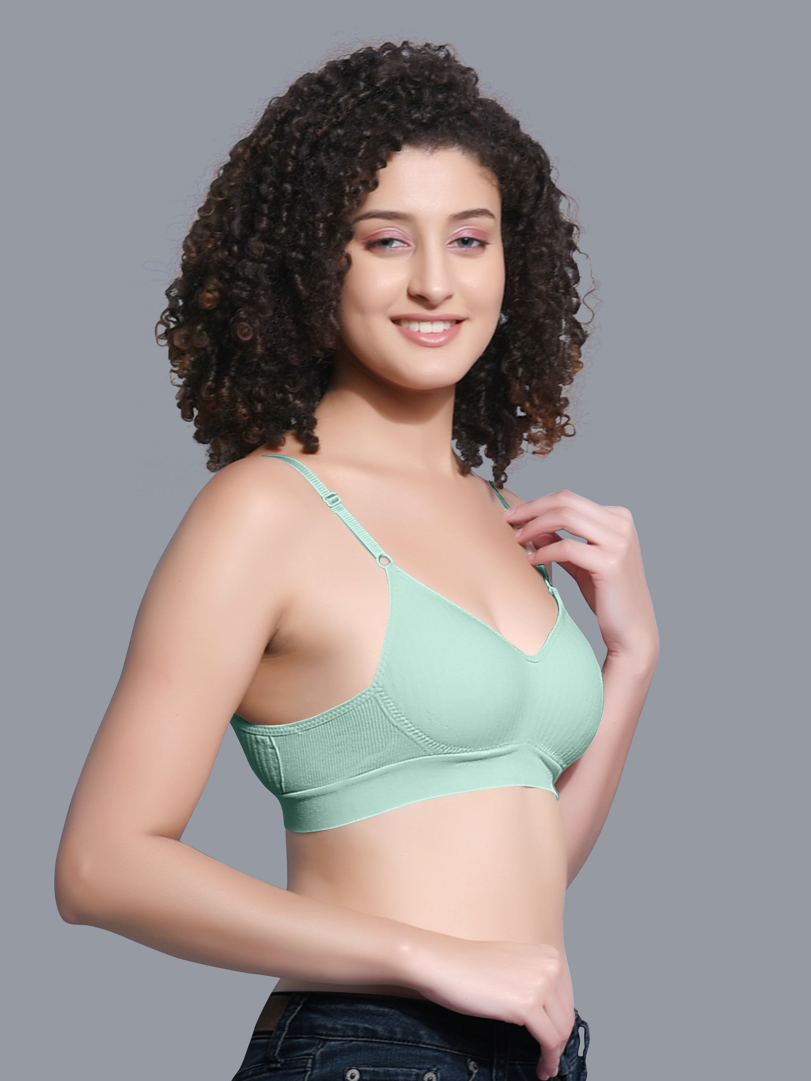 Women Stylish Soft Cotton Lightly Padded Bra