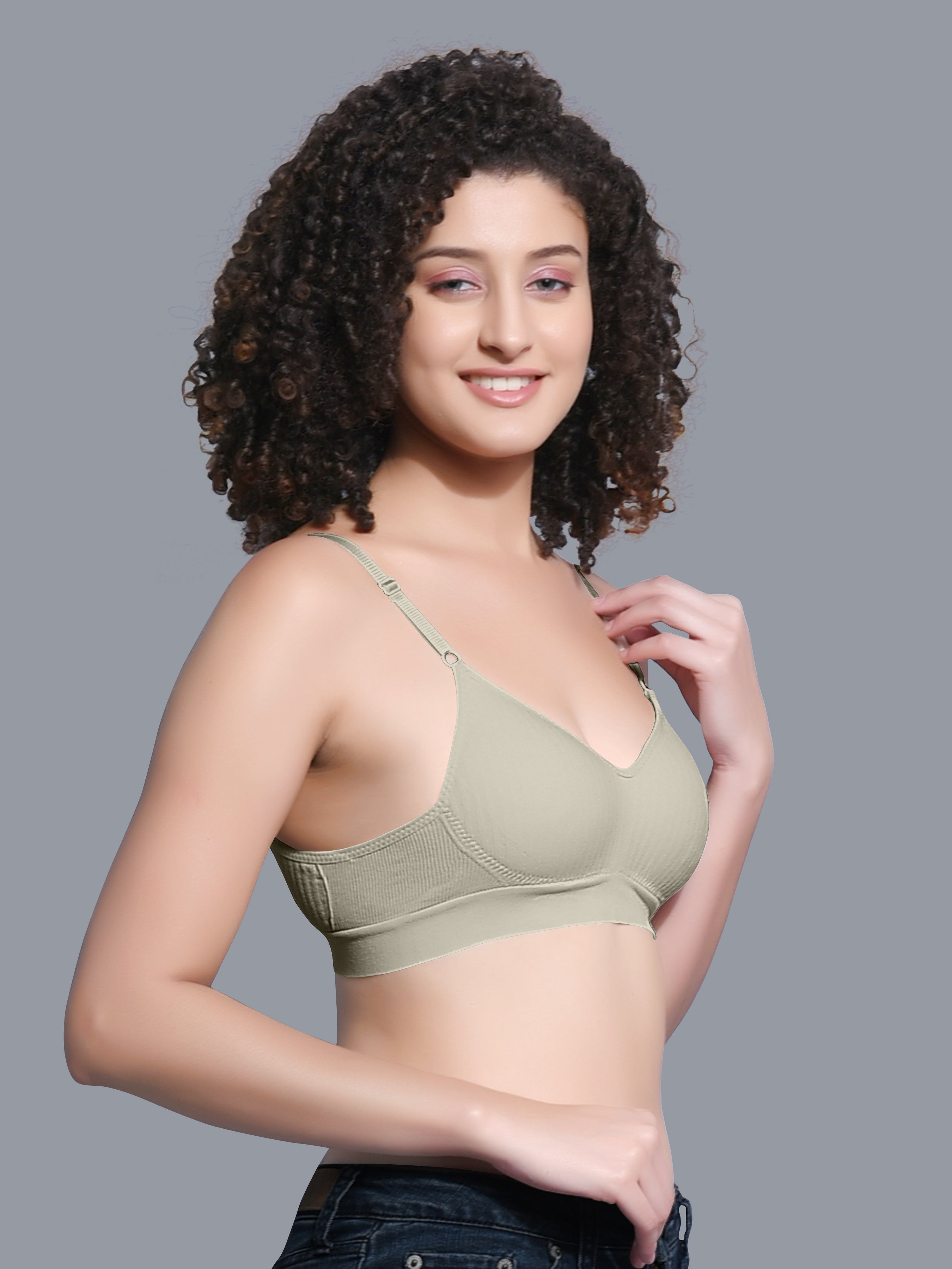 Women Stylish Soft Cotton Lightly Padded Bra