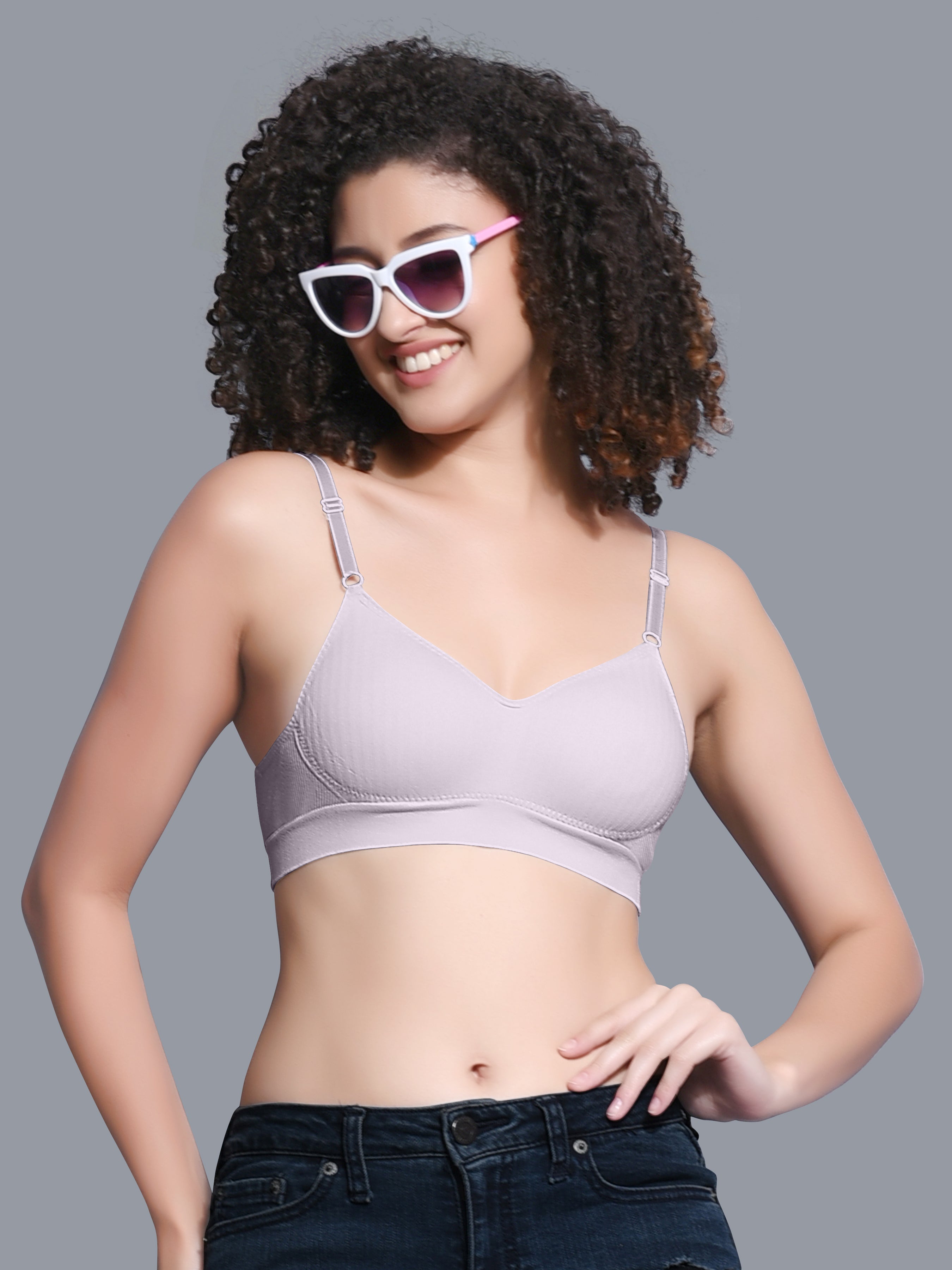 Women Stylish Soft Cotton Lightly Padded Bra