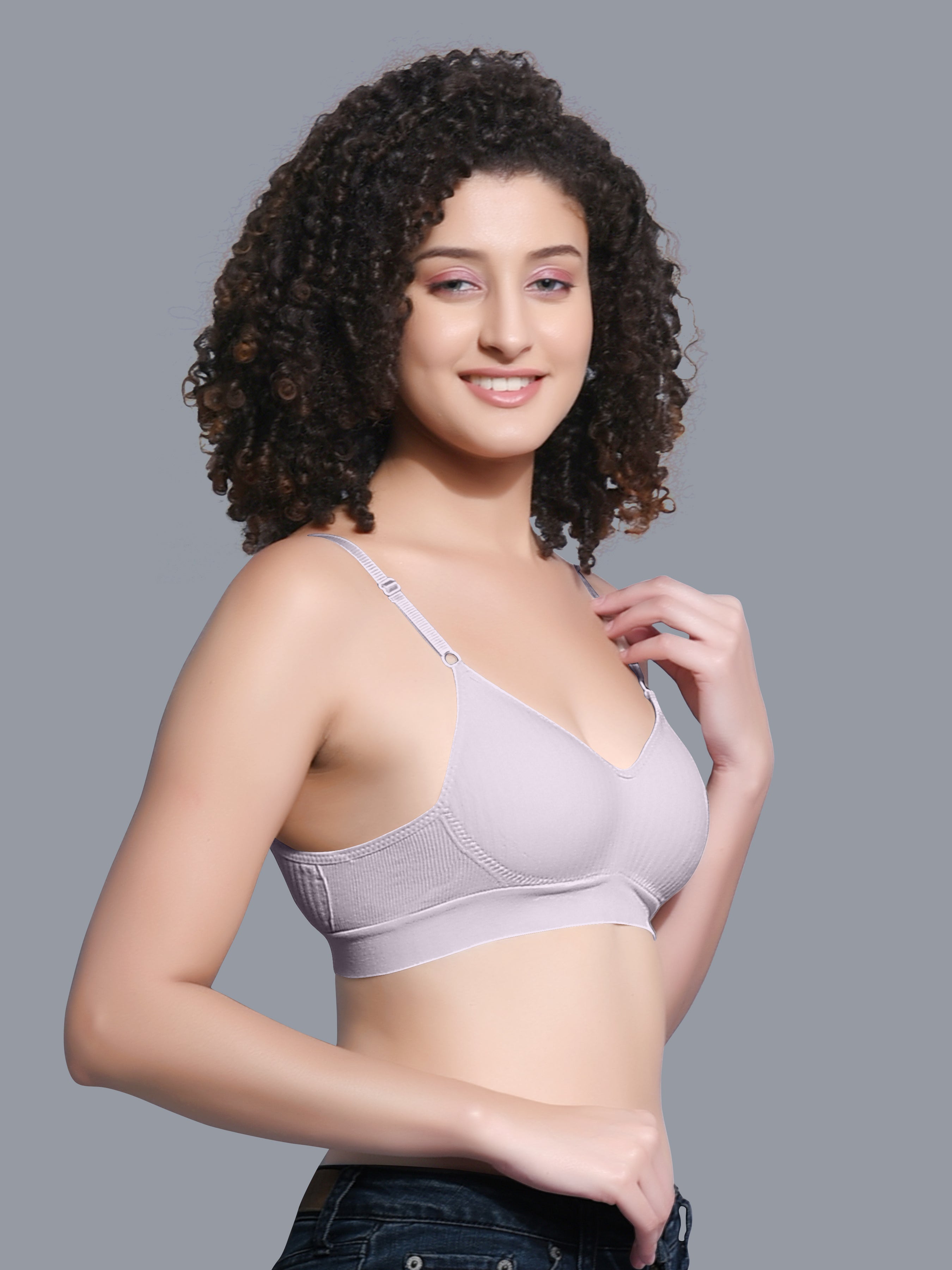 Women Stylish Soft Cotton Lightly Padded Bra