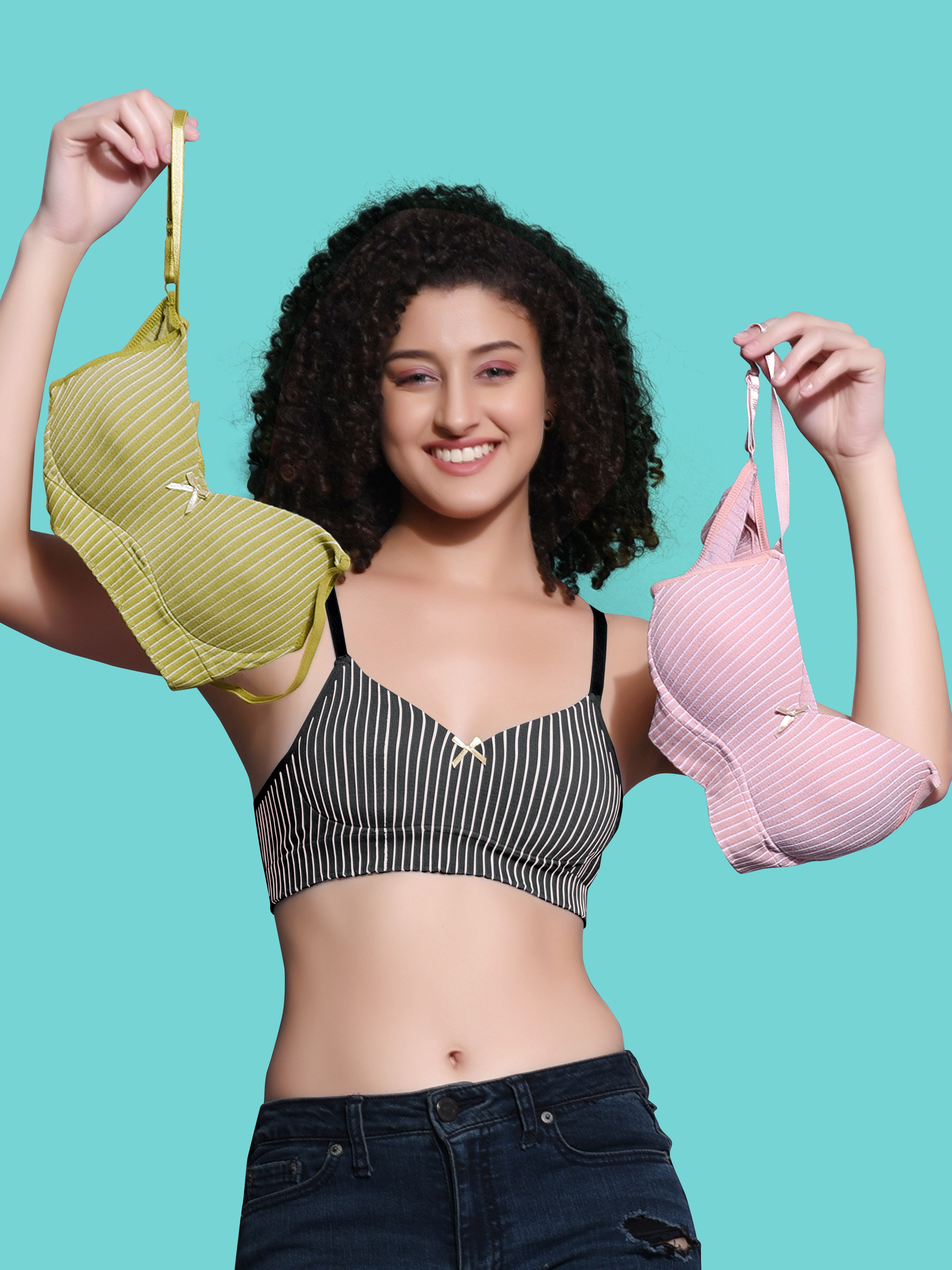 Women Stylish Soft Cotton Lightly Padded Bra