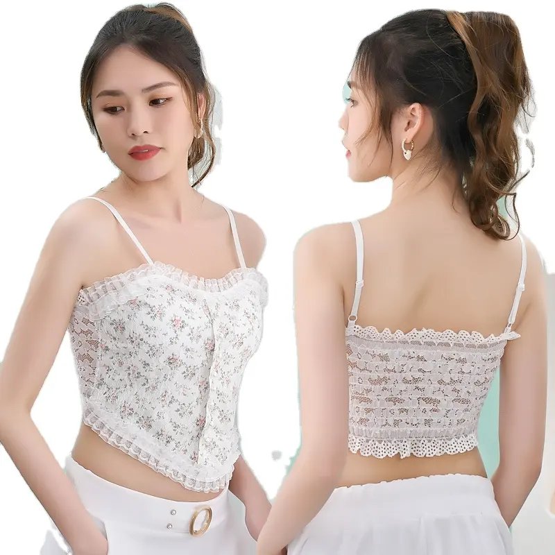 Women Lace Sleeveless Tank Top