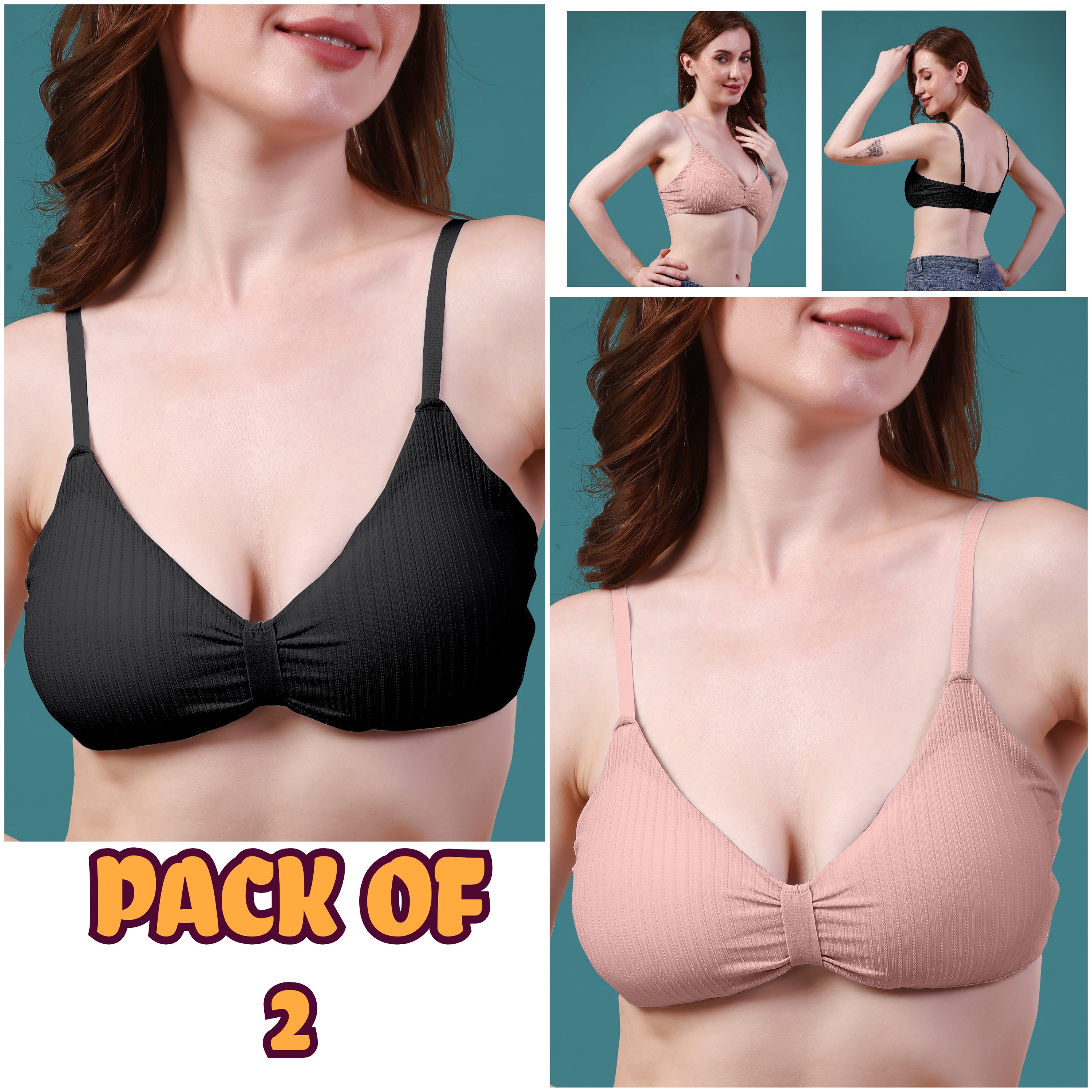 Women Fancy Bra, Sports, Laces Breathable Push Up Bra Gym Fitness Yoga Bra Running Tops by Comfy Secrets