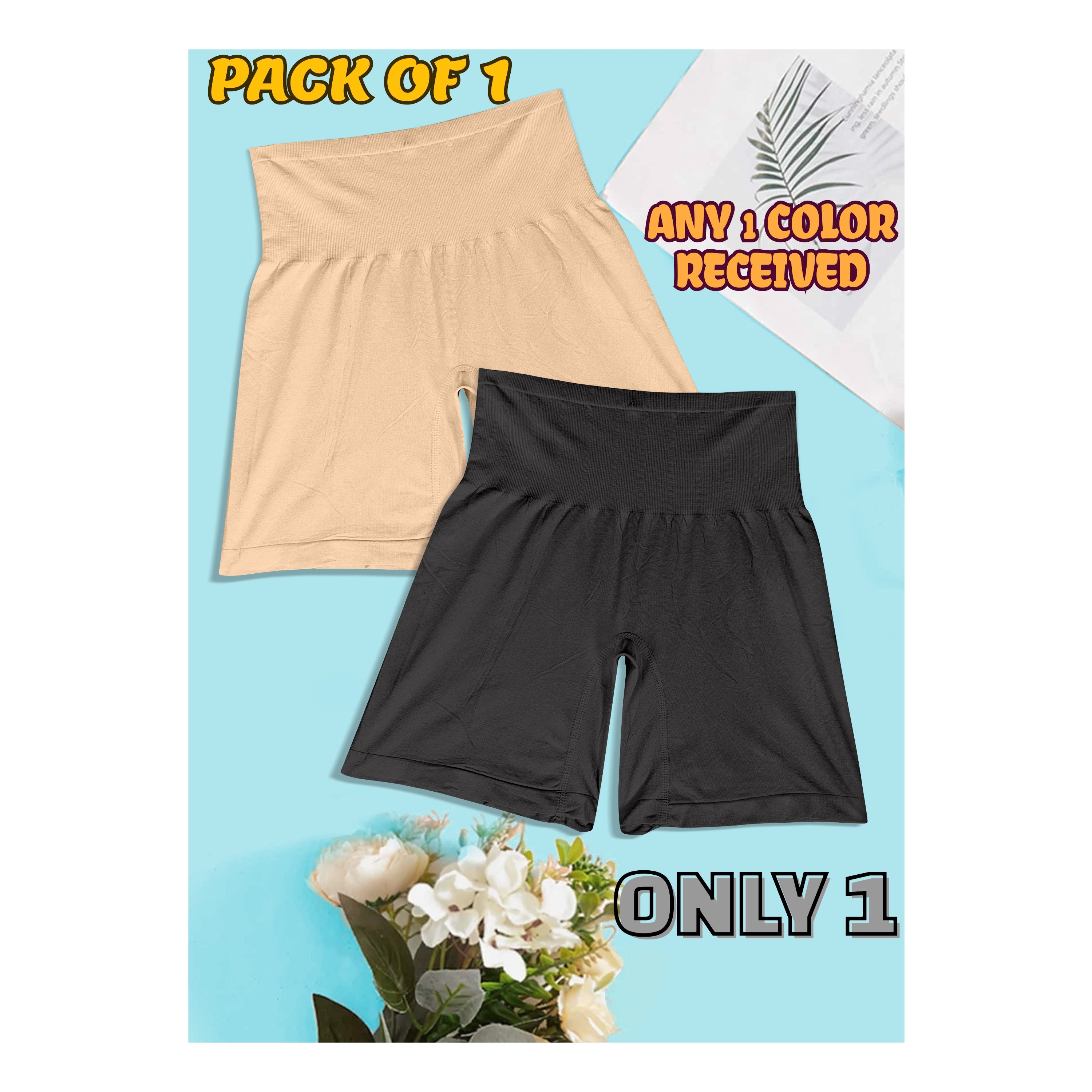 Tummy shaping High coverage short shapewear  pack of 1,(size-M to XXL)free size by Comfy Secrets